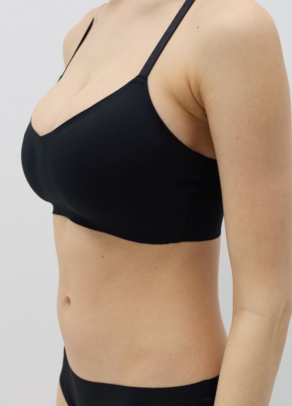 Ovs Reggiseno Bralette In Microfibra Stretch