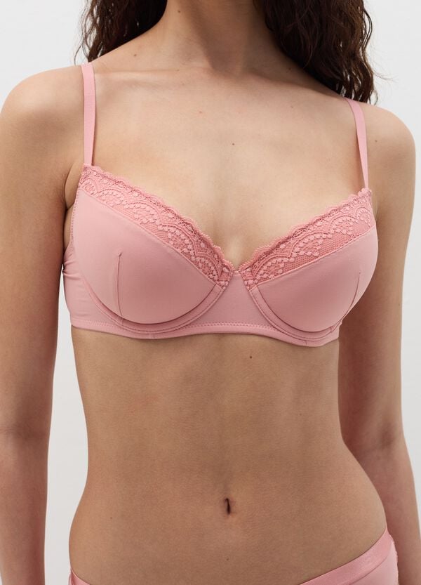 Ovs Reggiseno Imbottito Con Pizzo