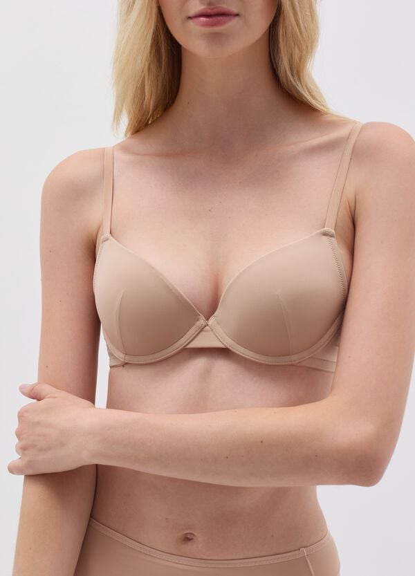 Ovs Reggiseno push-up in microfibra color carne