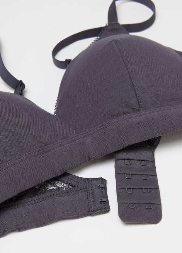 Ovs Reggiseno Triangolo Con Inserti In Pizzo