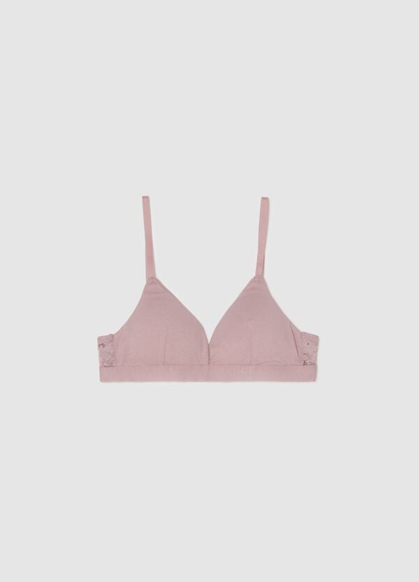 Ovs Reggiseno Triangolo con inserti in pizzo