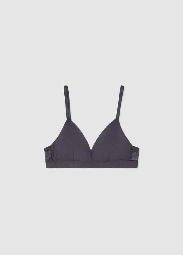 Ovs Reggiseno Triangolo con inserti in pizzo