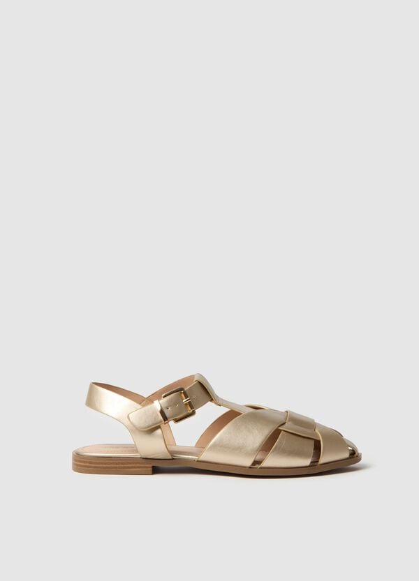 Ovs Sandali Bassi A Punta Tonda