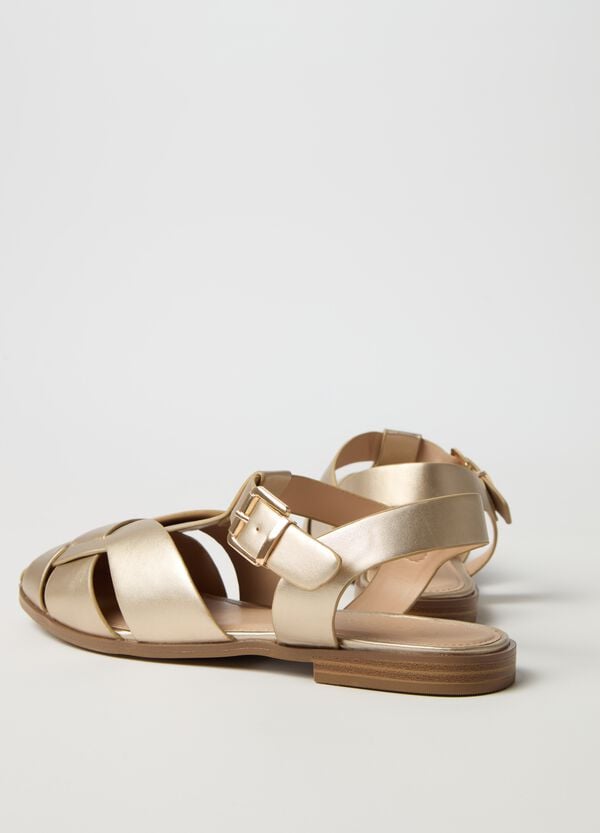 Ovs Sandali Bassi A Punta Tonda