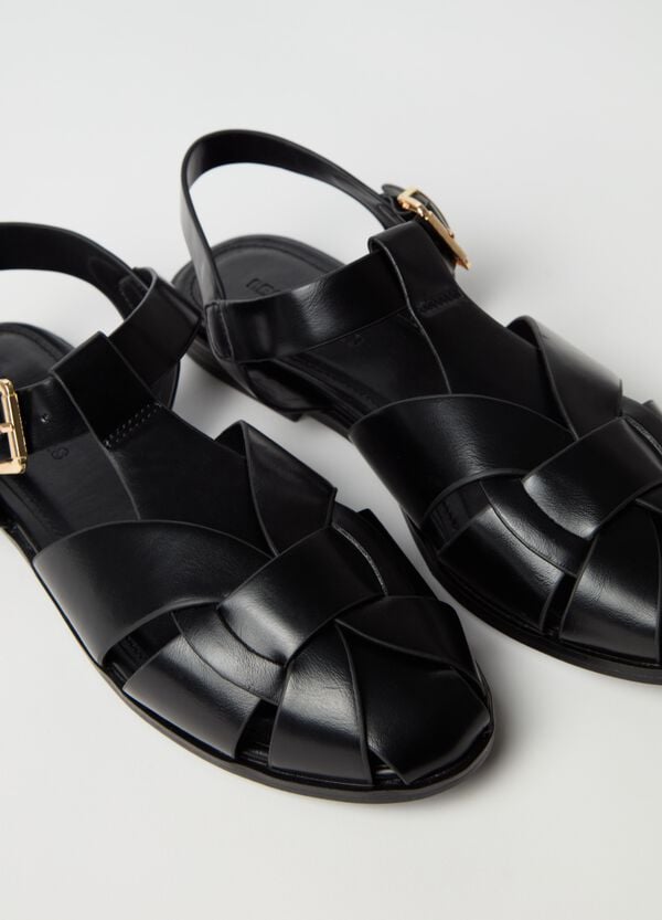 Ovs Sandali Bassi A Punta Tonda