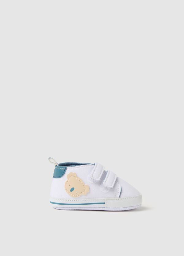 Ovs Scarpine in cotone con patch panda