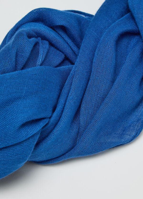 Ovs Sciarpa Blu Con Nappine