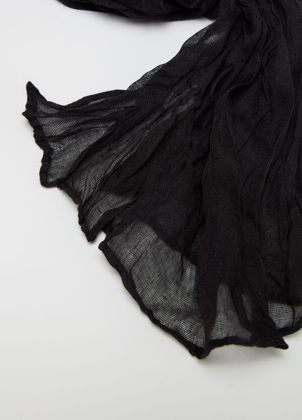 Ovs Sciarpa Effetto Crinkle Tinta Unita