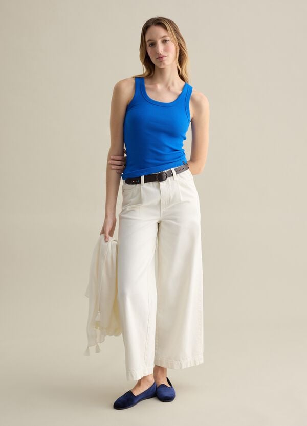 Ovs Sciarpa Panna Con Nappine