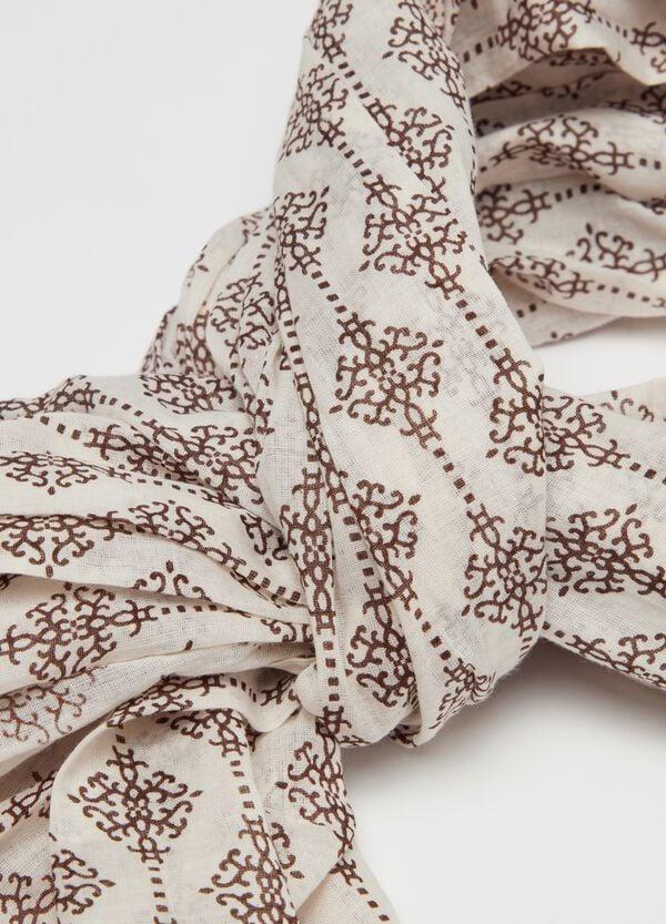 Ovs Sciarpa Sfrangiata Con Stampa Etnica