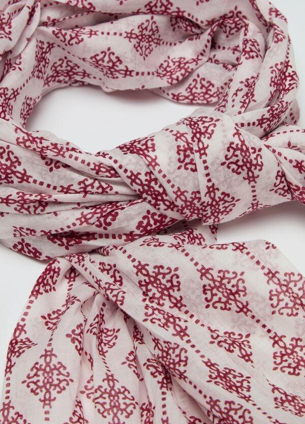 Ovs Sciarpa Sfrangiata Con Stampa Etnica