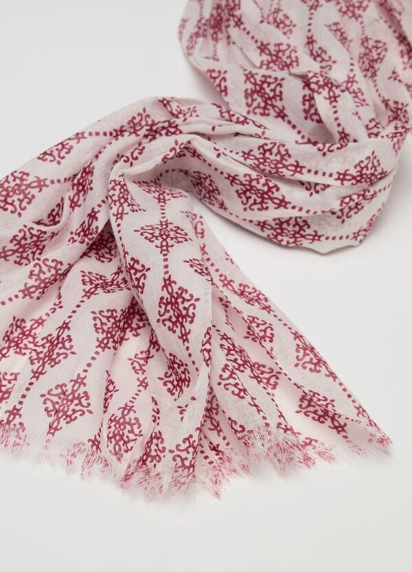 Ovs Sciarpa Sfrangiata Con Stampa Etnica