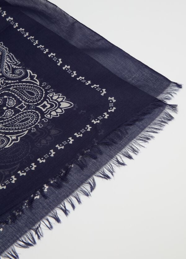 Ovs Sciarpa Sfrangiata Con Stampa Paisley
