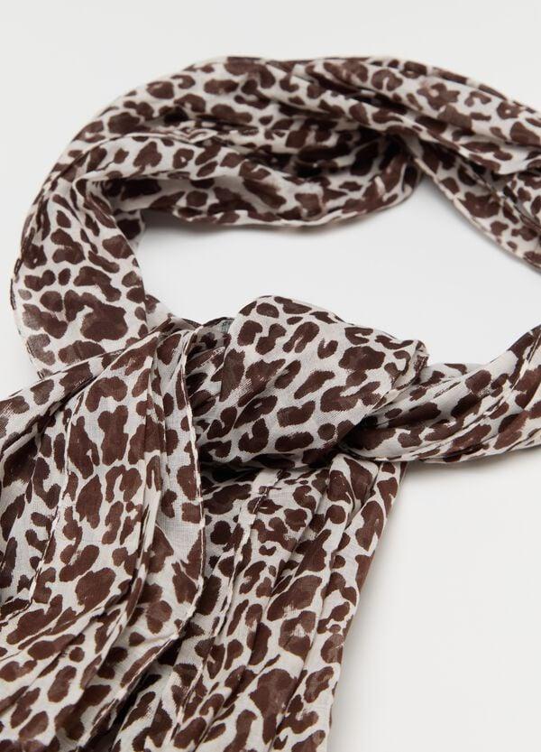 Ovs Sciarpa Sfrangiata In Cotone Beige