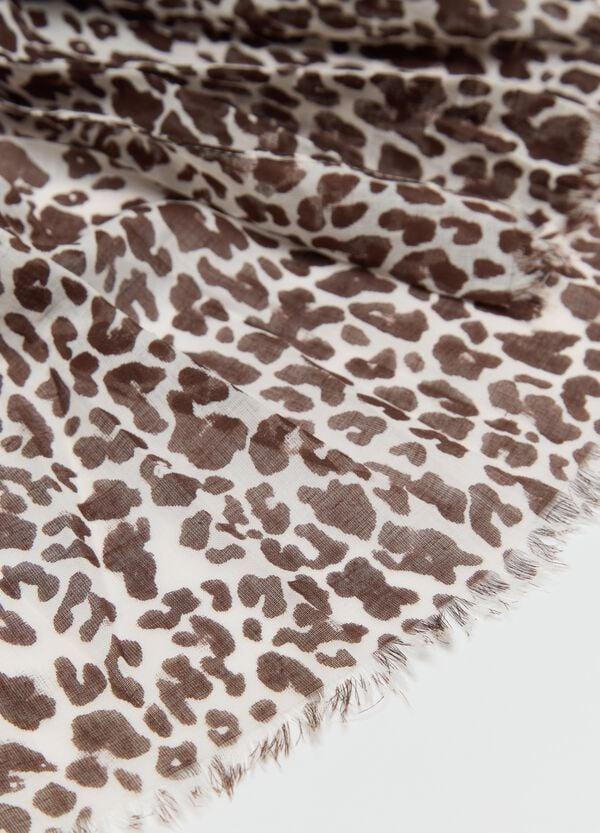 Ovs Sciarpa Sfrangiata In Cotone Beige