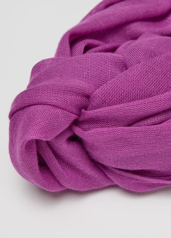 Ovs Sciarpa Viola Con Nappine