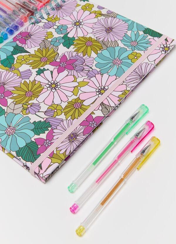 Ovs Set Album Da Disegno Con Penne Colorate