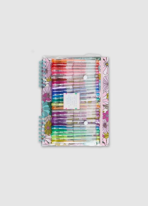 Ovs Set album da disegno con penne colorate