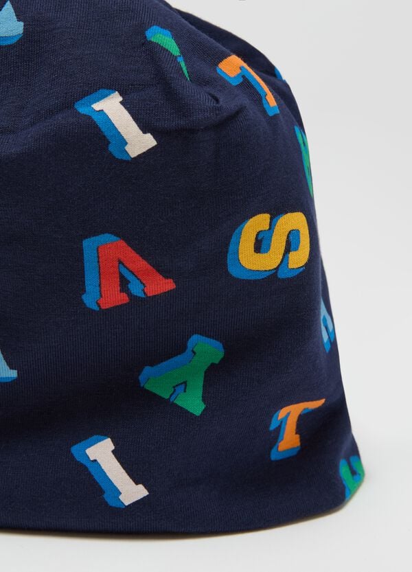 Ovs Set Berretto E Scaldacollo Stampa Lettere