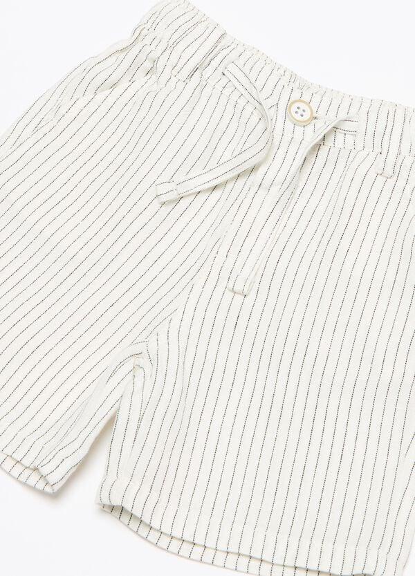 Ovs Set Camicia Maniche Lunghe E Bermuda A Righe