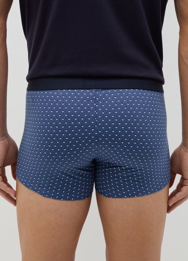 Ovs Set Cinque Boxer In Cotone Bio Fantasia Righe