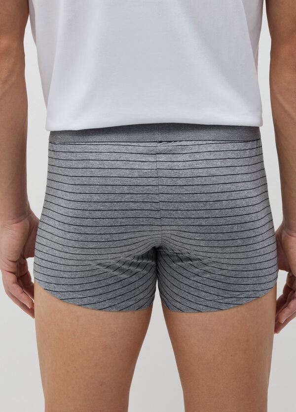 Ovs Set Cinque Boxer In Cotone Bio Fantasia Righe