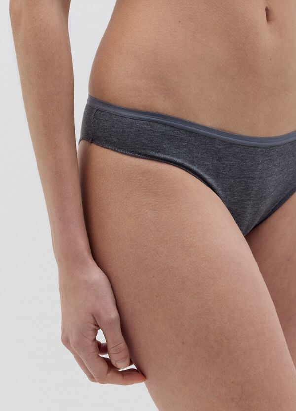 Ovs Set Cinque Brasiliani In Cotone Stretch