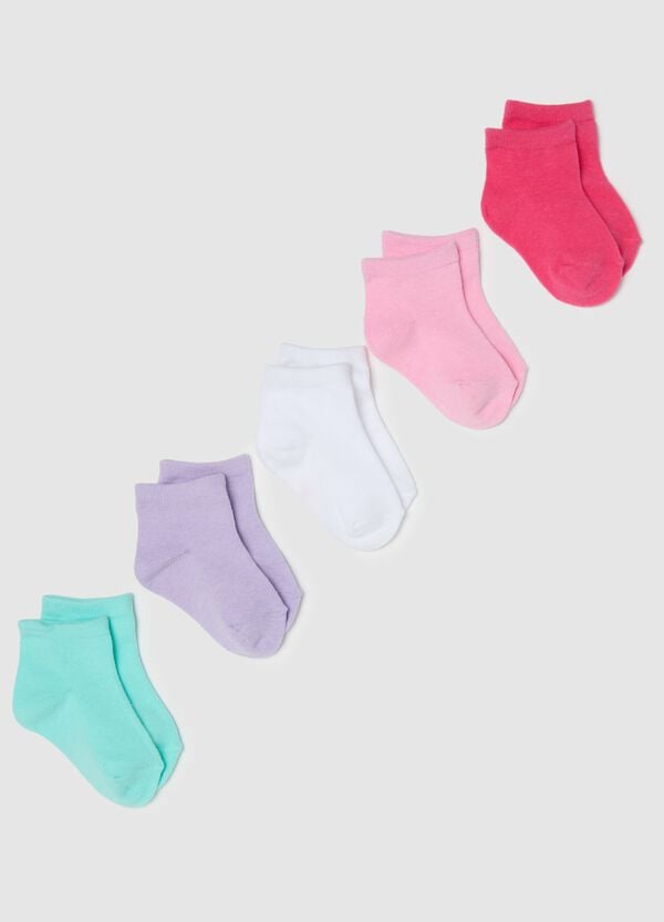 Ovs Set cinque calze corte stretch