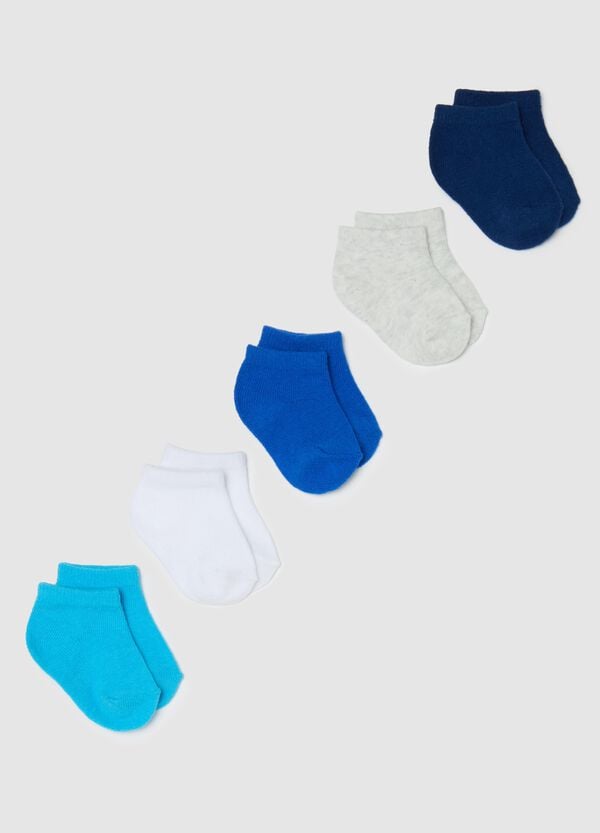 Ovs Set cinque calze stretch multicolore