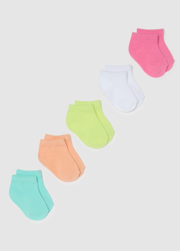 Ovs Set cinque calze stretch multicolore