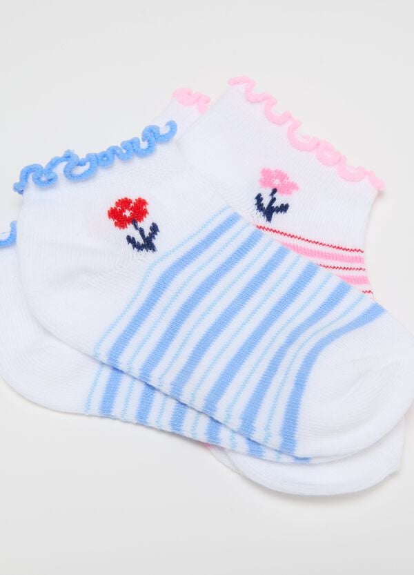 Ovs Set Cinque Pariscarpa Stretch Righe E Fiori