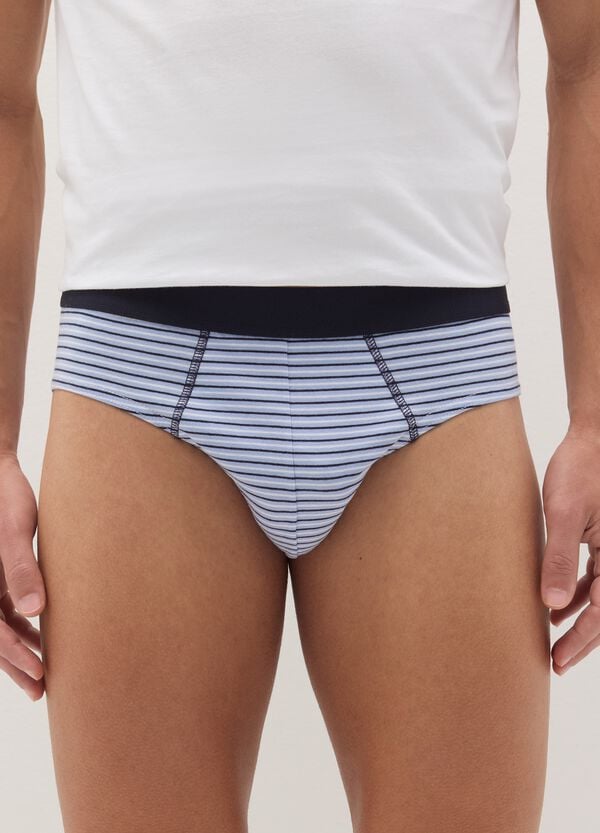 Ovs Set Cinque Slip In Cotone A Righe