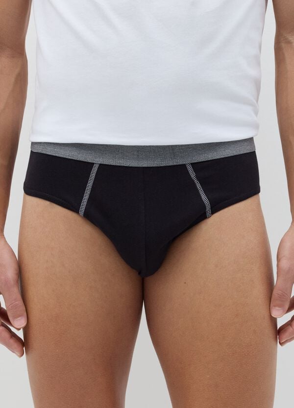Ovs Set Cinque Slip In Cotone Bio Fantasia Righe