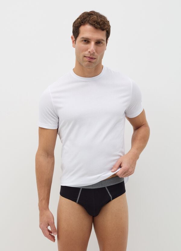 Ovs Set cinque slip in cotone bio fantasia righe