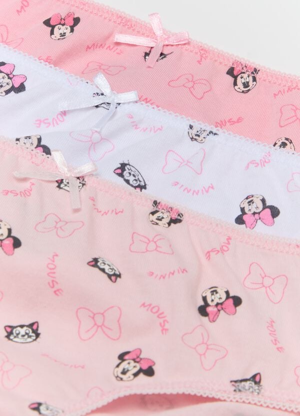 Ovs Set Cinque Slip In Cotone Con Disegno Minnie