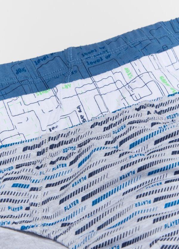 Ovs Set Cinque Slip In Cotone Con Stampa "Nap Time"