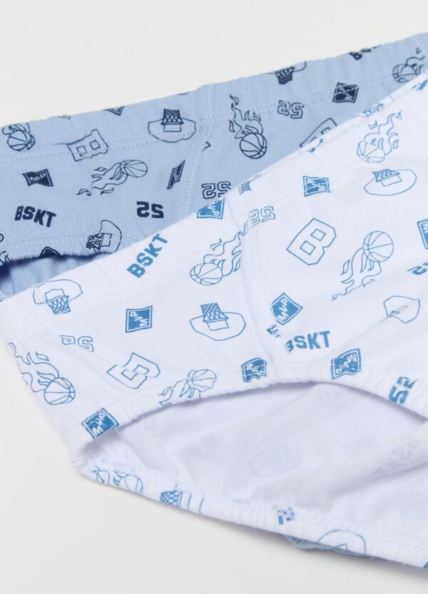 Ovs Set Cinque Slip In Cotone Righe E Stampa