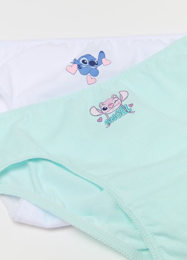 Ovs Set Cinque Slip In Cotone Stampa Angel & Stitch