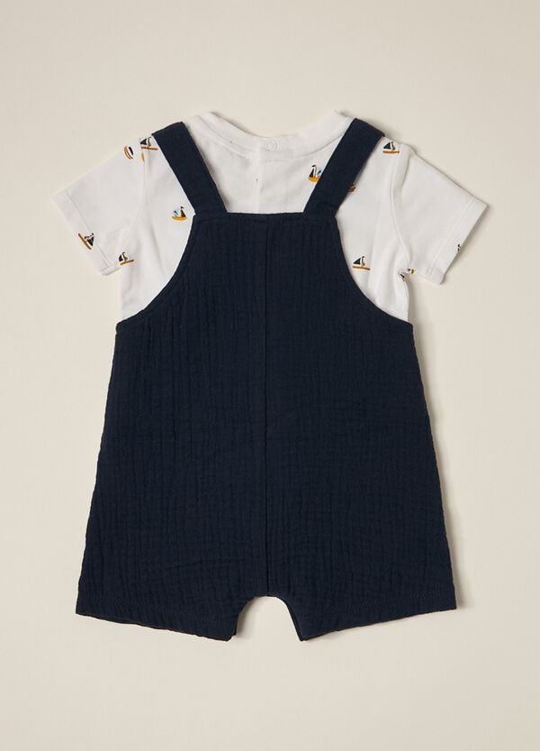 Ovs Set In Cotone Stretch IANA Neonato