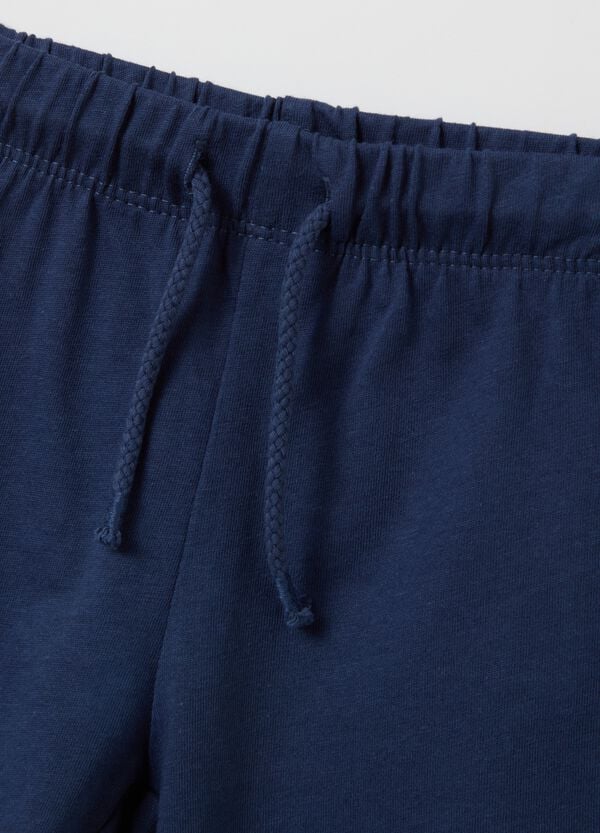 Ovs Set In Cotone T-shirt Con Stampa E Bermuda