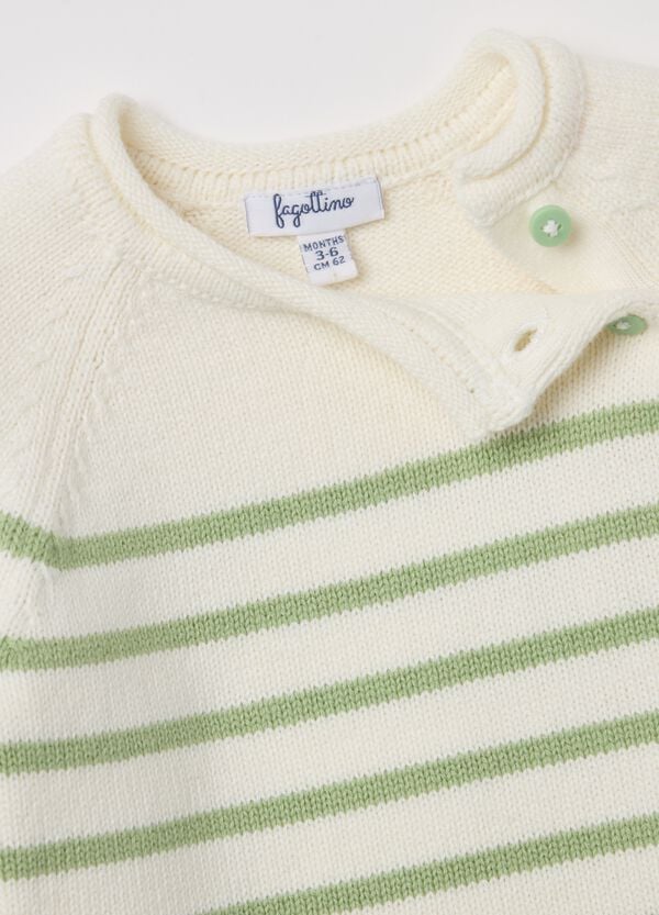 Ovs Set In Maglia Con Fantasia A Righe