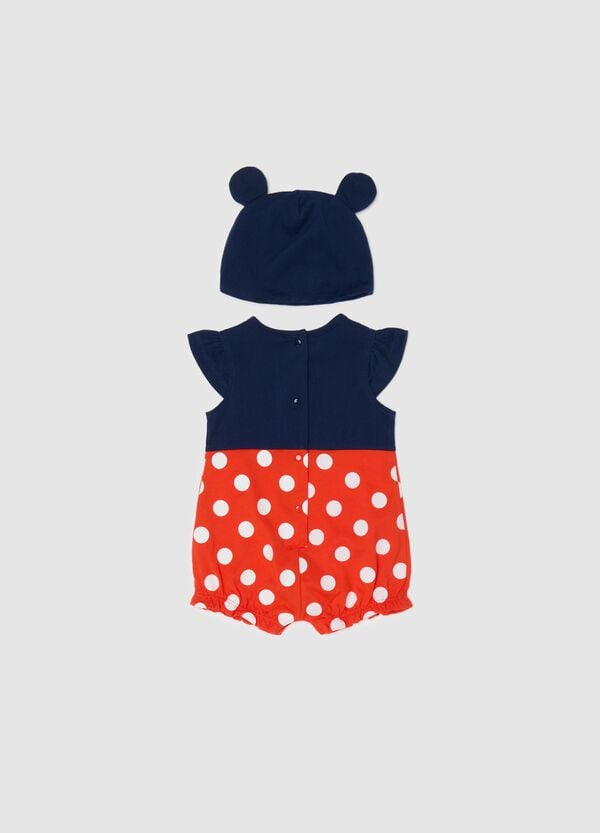 Ovs Set Pagliaccetto E Cuffia Con Orecchie Minnie