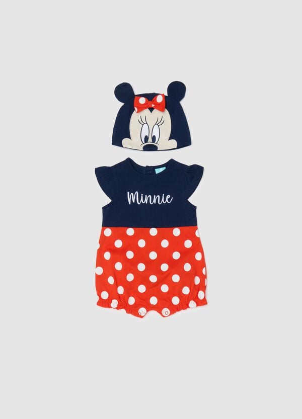 Ovs Set pagliaccetto e cuffia con orecchie Minnie
