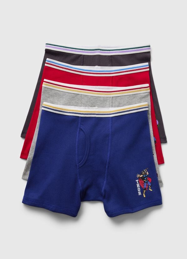 Ovs Set quattro boxer con stampa Avengers