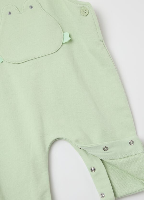 Ovs Set Salopette E T-shirt In Cotone