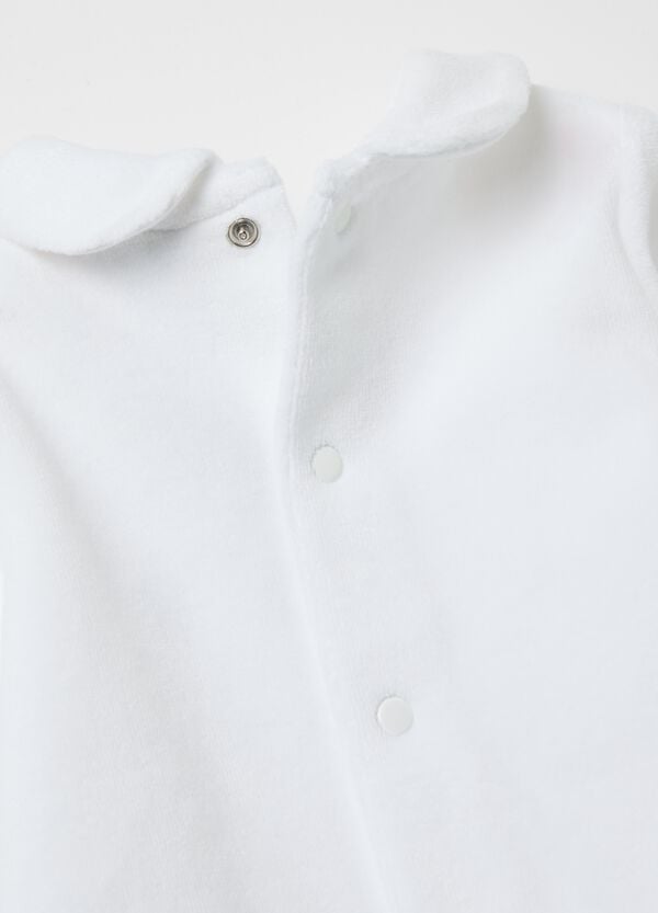 Ovs Set T-shirt E Ghettine In Velour Con Ricamo