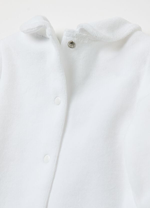 Ovs Set T-shirt E Ghettine In Velour Con Ricamo