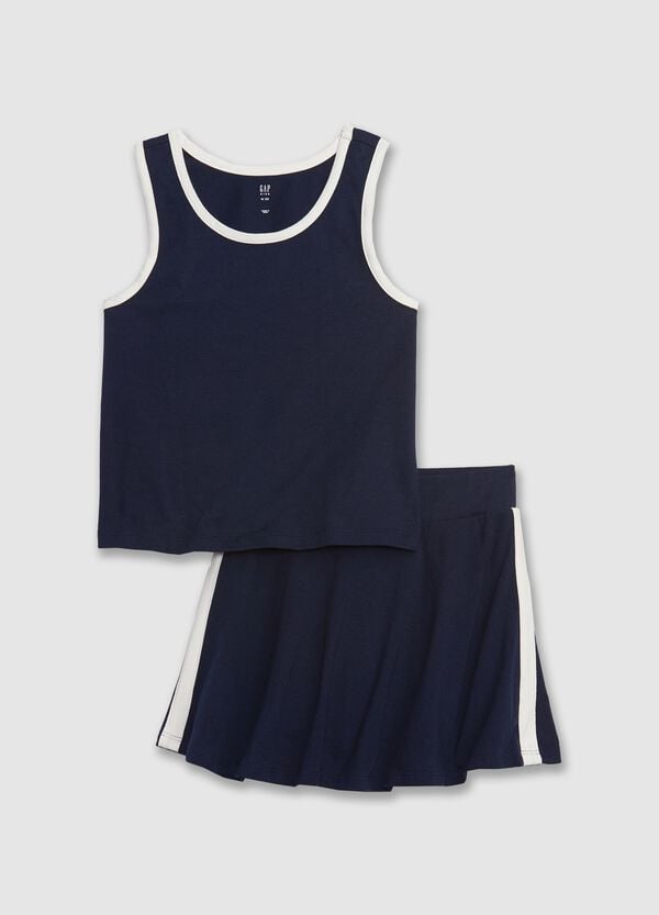 Ovs Set tank top e minigonna a pieghe