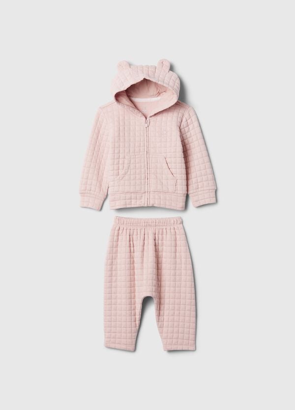 Ovs Set top e pantaloni in felpa trapuntata