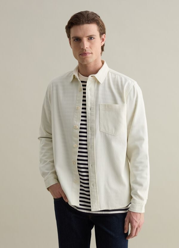 Ovs Shacket In Cotone